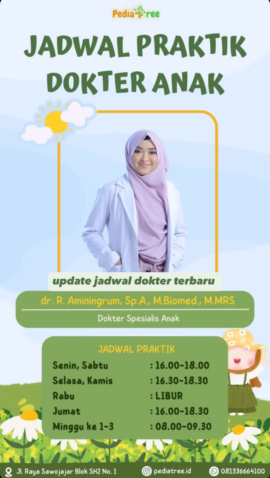 jadwal praktik dokter pediatree malang 3